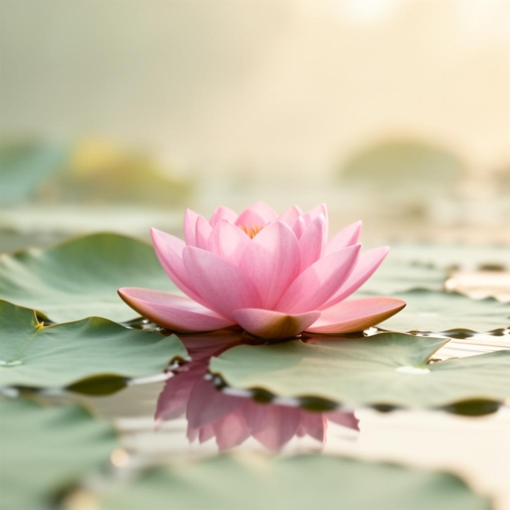 Fiore di loto in fiore